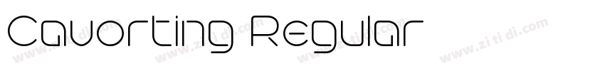 Cavorting Regular字体转换 Cavorting Regular字体转换